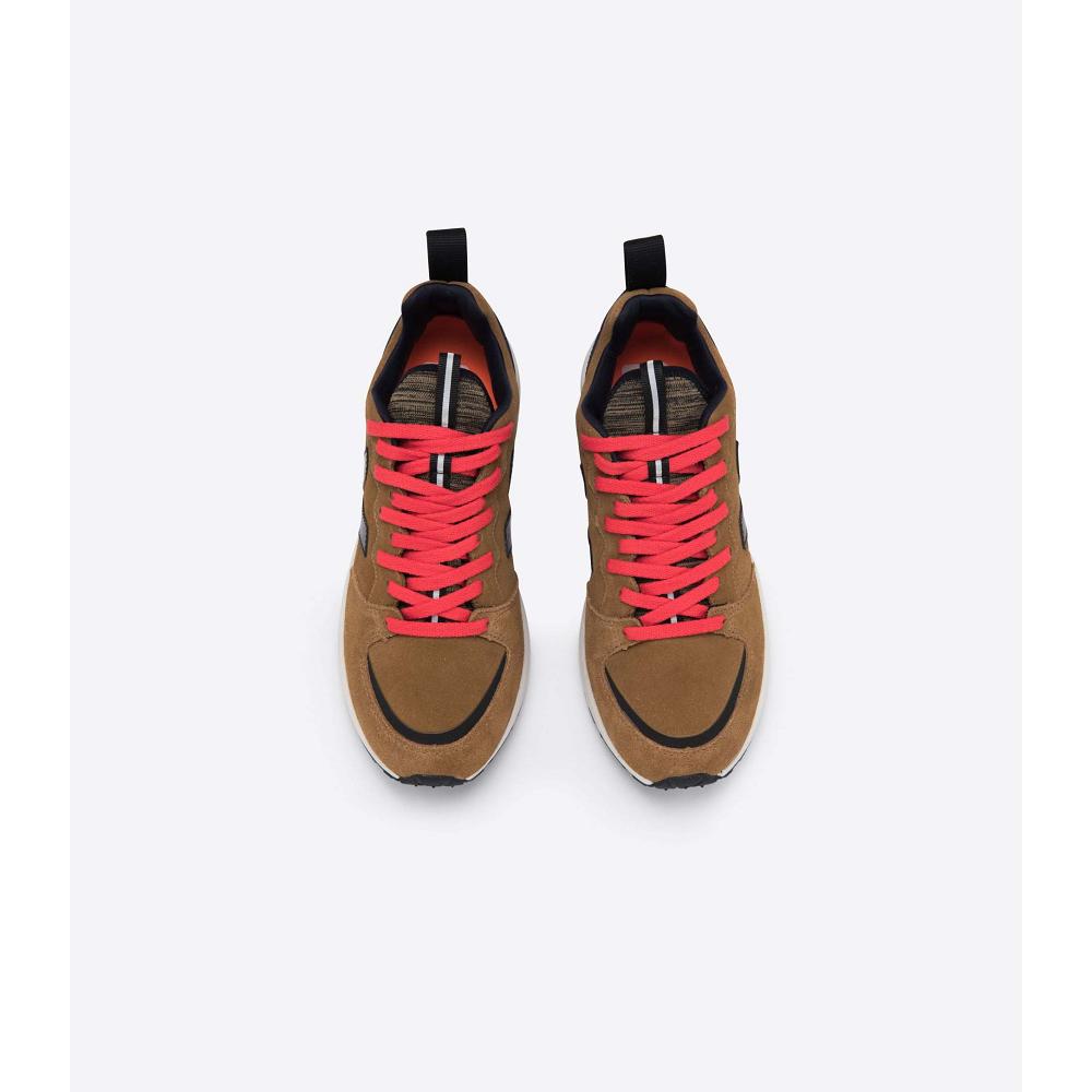 Veja VENTURI BASTILLE SUEDE Loopschoenen Heren Bruin | BE 177KOR